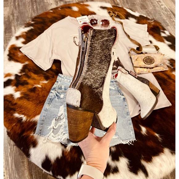 NEW ALCALA'S BOOTS george cowhide boots in multi - Picture 3 of 6